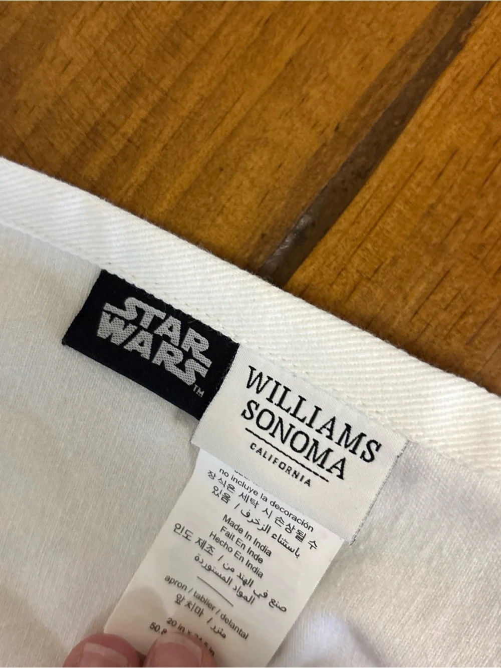 Williams Sonoma Star Wars White & Black Kitchen Towel